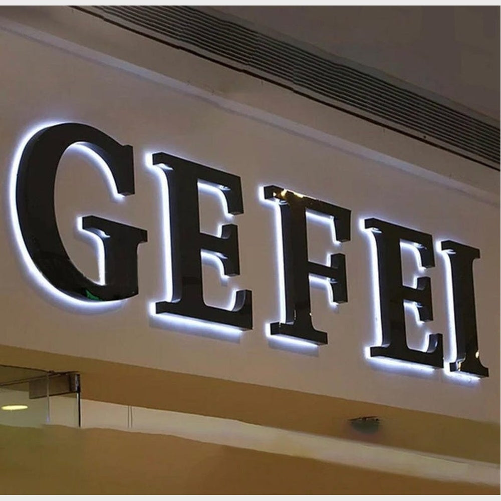 Geffei 3D Backlit Channel Letters Led Light Sign