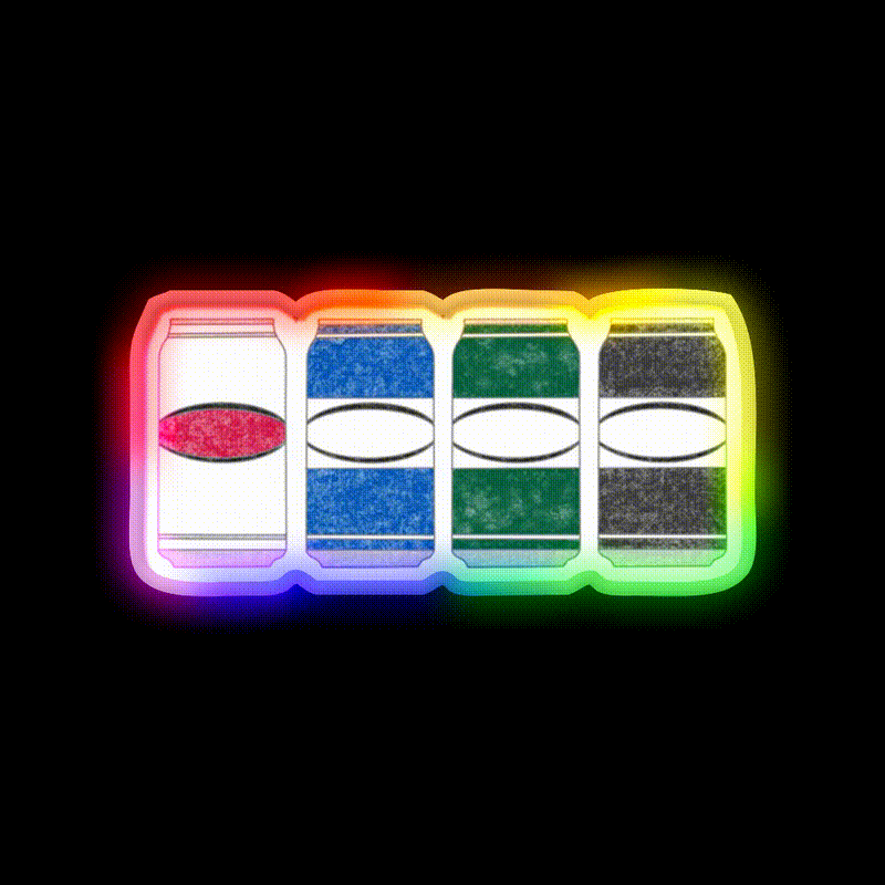 Genesee Beer Bar Decor Led Neon Sign Rgb Color - LED neon sign close-up detail
