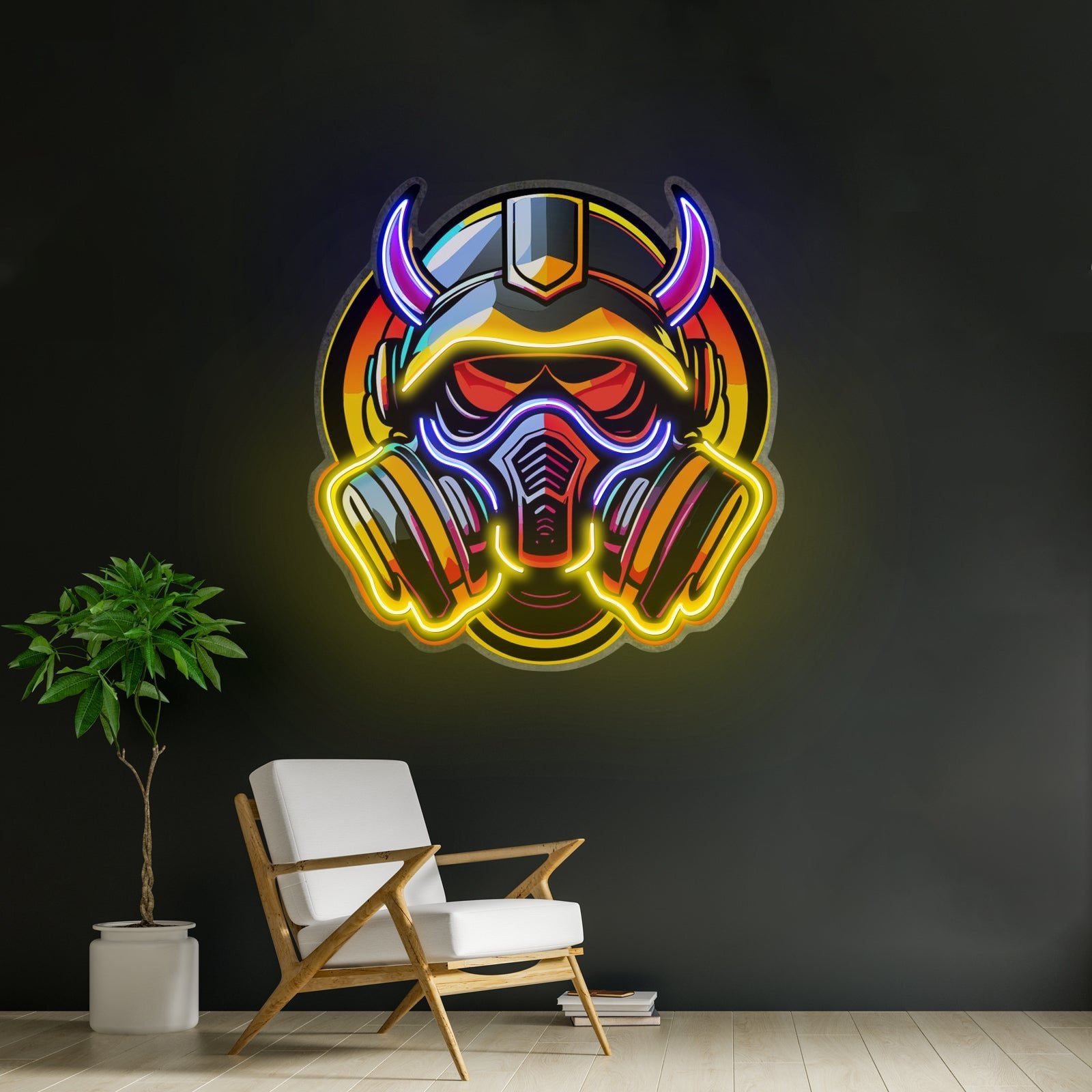 Geometric Cube Color Led Neon Signs Wall Art - Shineneon