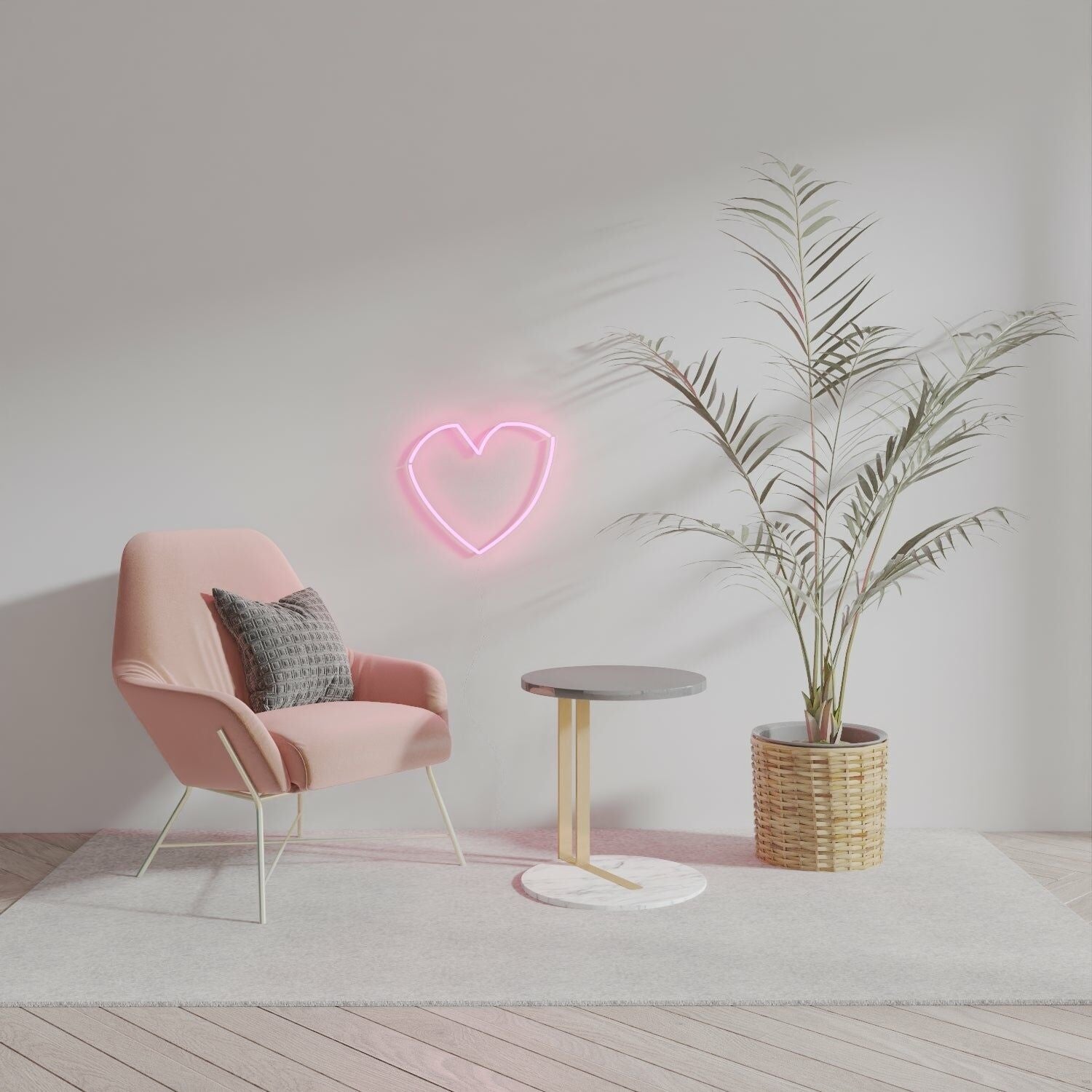Geometric Heart Neon Sign | Shineneon