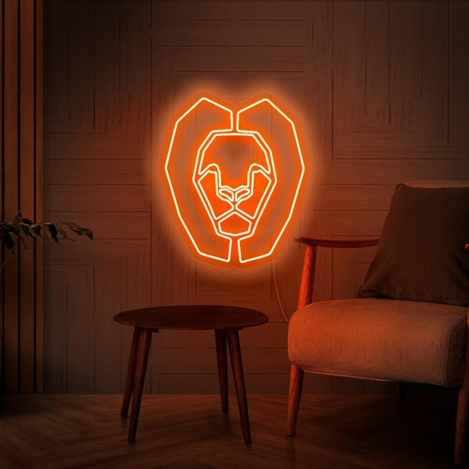 Geometric Lion Neon Sign - Shineneon