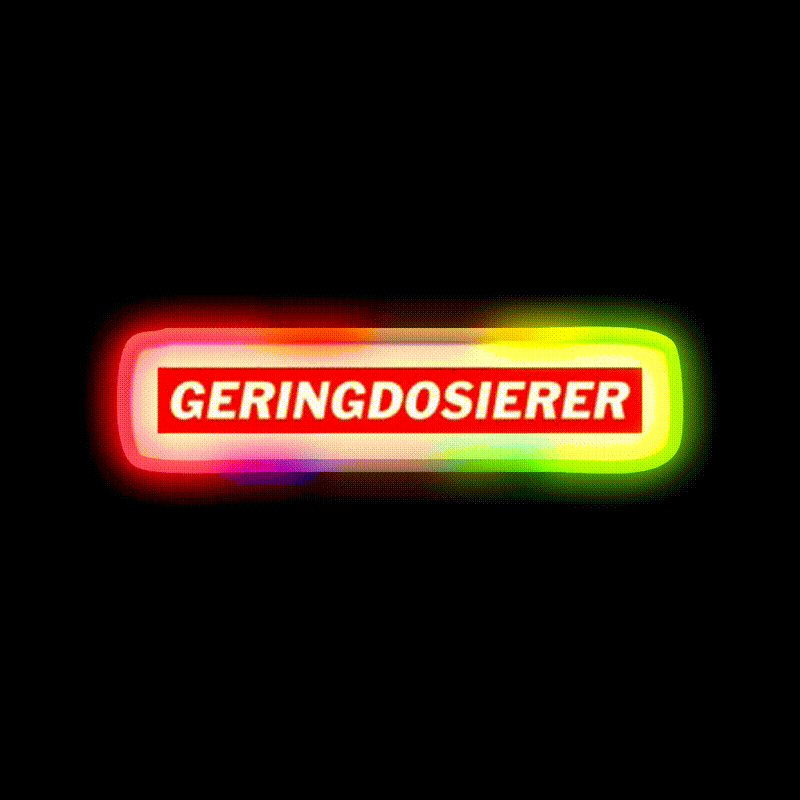 Geringdosierer Deutsche Memes Gym Fitness Led Neon Sign Rgb Color