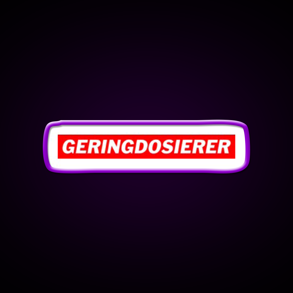Geringdosierer Deutsche Memes Gym Fitness Led Neon Sign Rgb Color