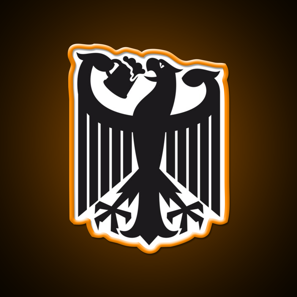 Germany Coat Of Arms Eagle Beer Bar Decor Led Neon Sign Rgb Color - LED neon sign view 6
