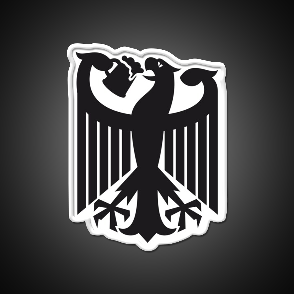 Germany Coat Of Arms Eagle Beer Bar Decor Led Neon Sign Rgb Color - LED neon sign view 11