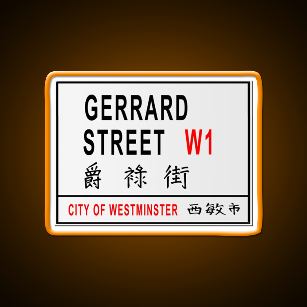 Gerrard Street China Town London Sign Asian Cultural Led Neon Sign Rgb Color - LED neon sign view 6