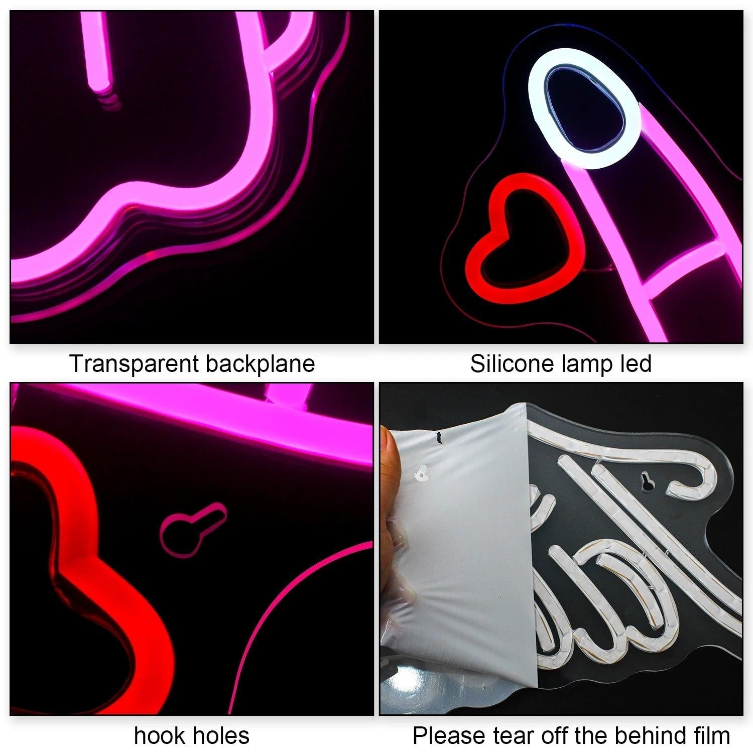 Gesture With Love Heart Affortable LED Neon Sign - Shineneon