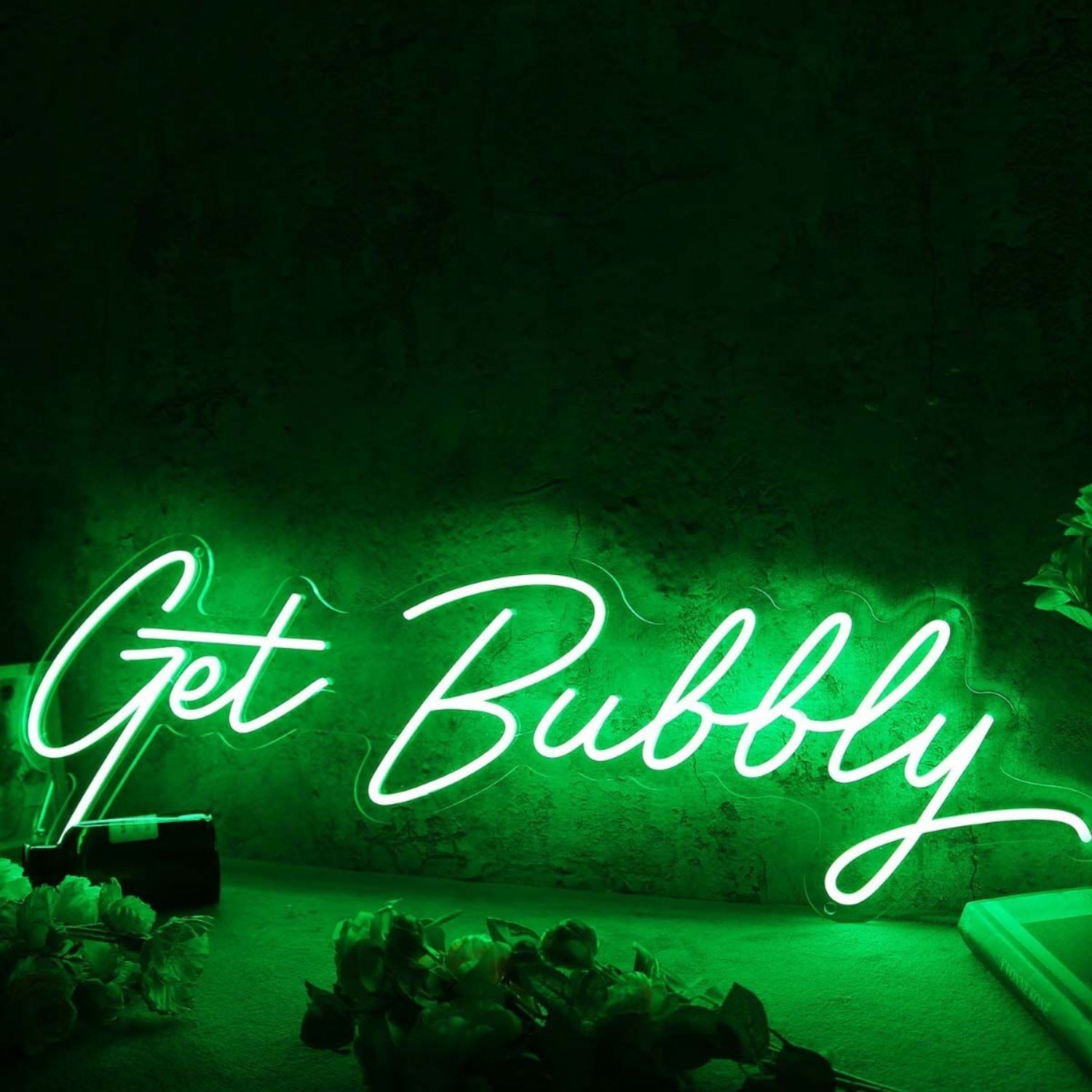 Get Bubbly Green Led Neon Sign - Shineneon