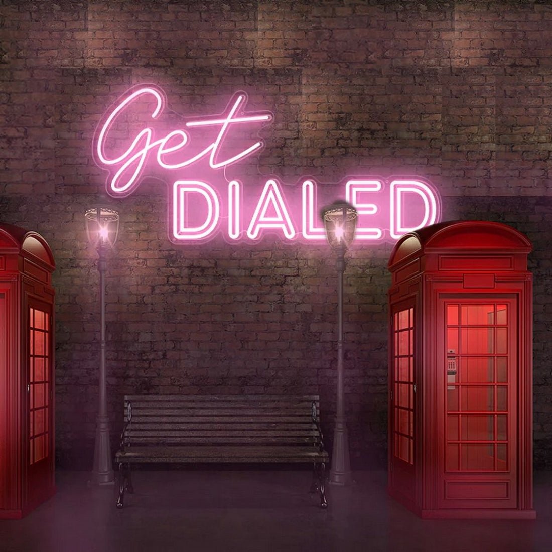 Get Dialed Led Sign Business Neon Sign - Shineneon