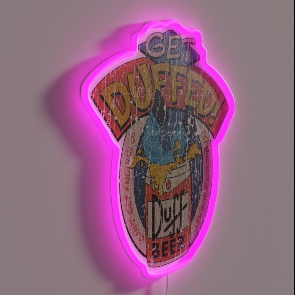 Get Duffed Rgb Led Neon Sign - Shineneon