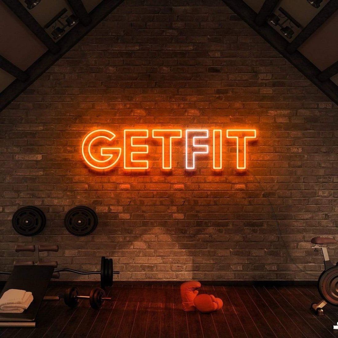 Get Fit Get It Led Sign Business Neon Sign - Shineneon