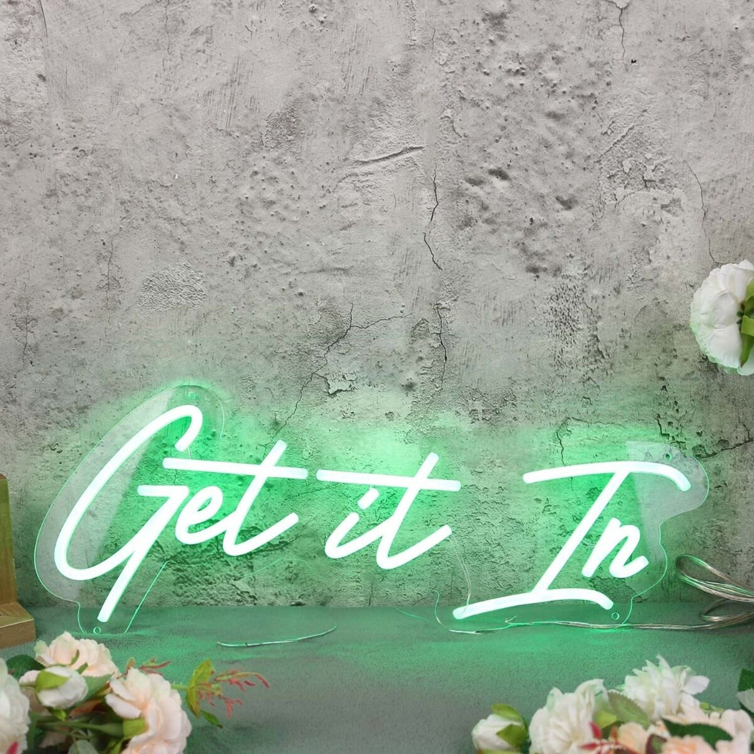 Get It In Green Led Neon Sign - Shineneon