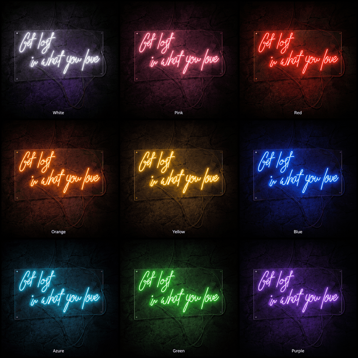 Get Lost In What You Love LED Neon Sign Wall Neon Sign - Shineneon