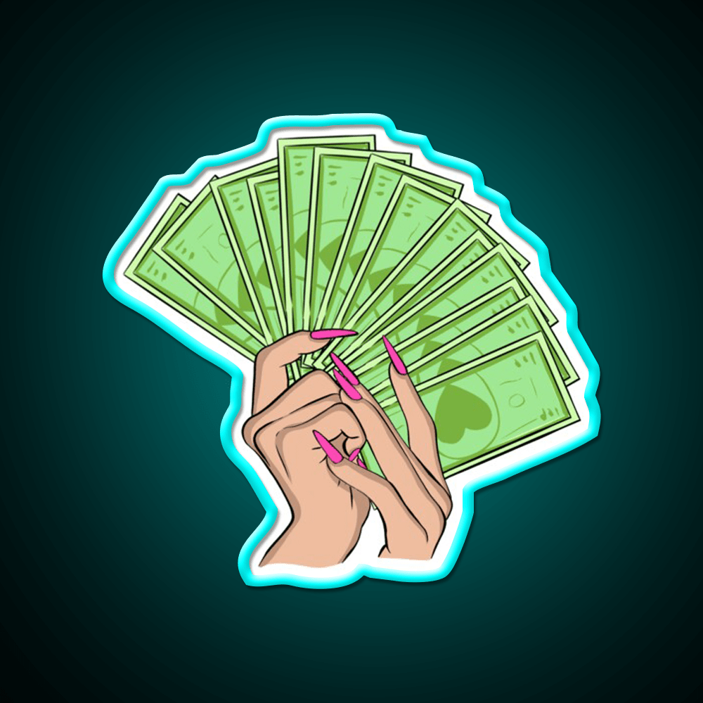 Get Money Nail Salon Led Neon Sign Rgb Color - Shineneon