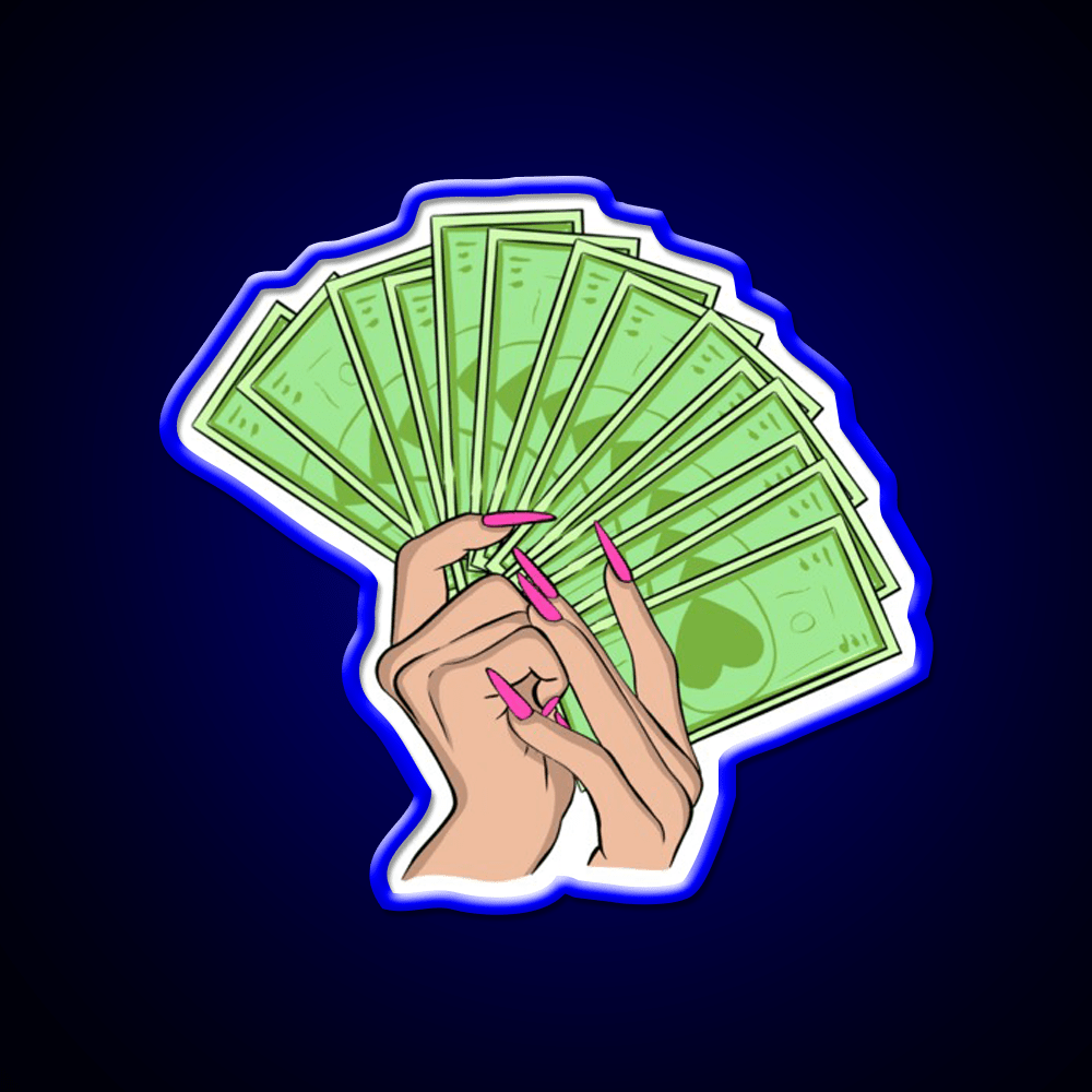 Get Money Nail Salon Led Neon Sign Rgb Color - Shineneon