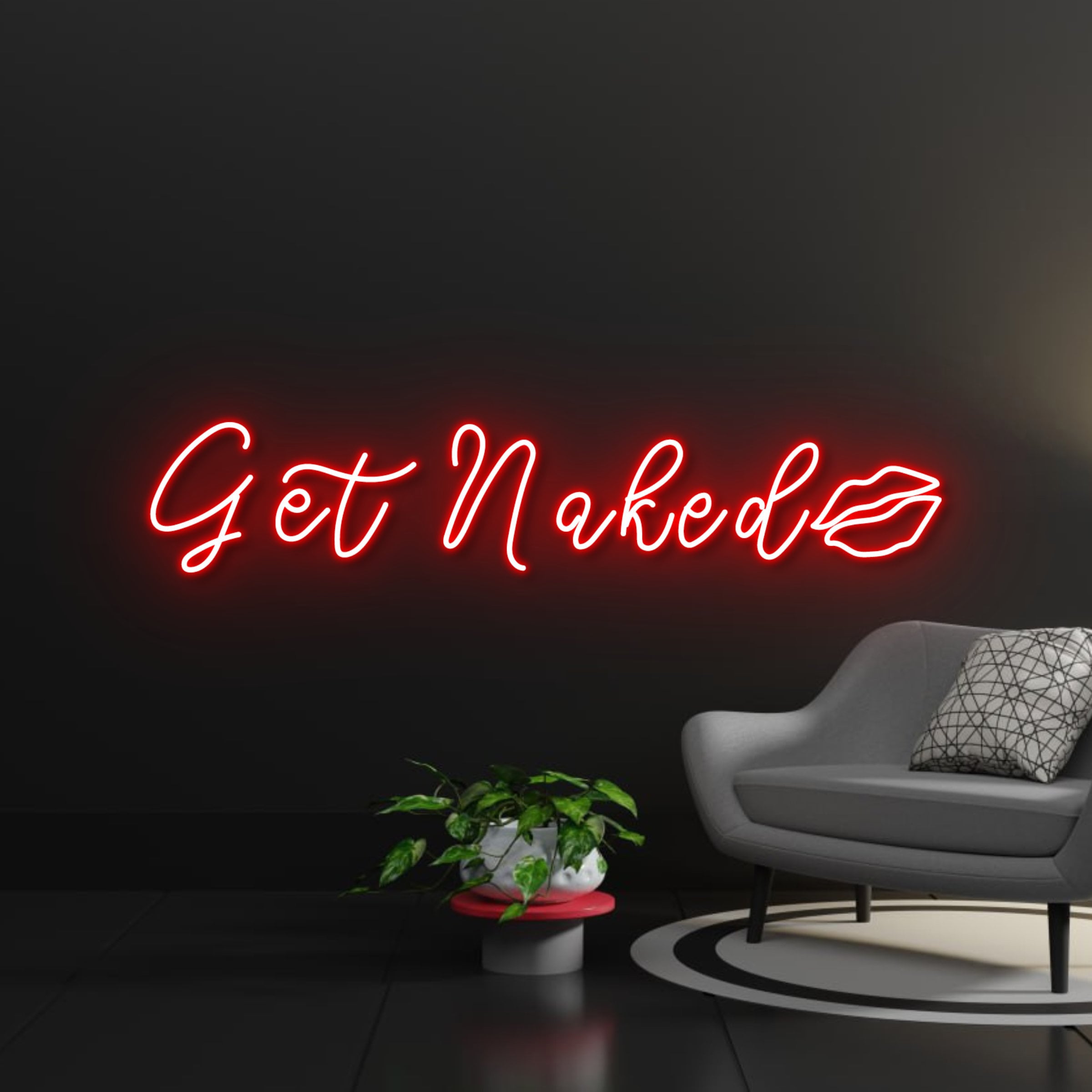 Get Naked Neon Signs | Shineneon