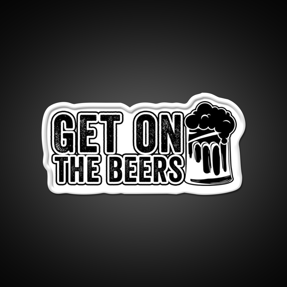 Get On The Beer Man Cave Bar Led Neon Sign Bar Decor Rgb Color - LED neon sign view 11