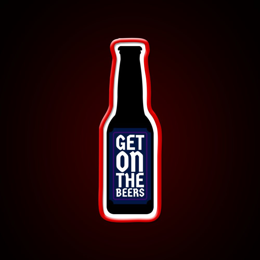 Get On The Beer Man Cave Bar Led Neon Sign Rgb Color - LED neon sign view 10