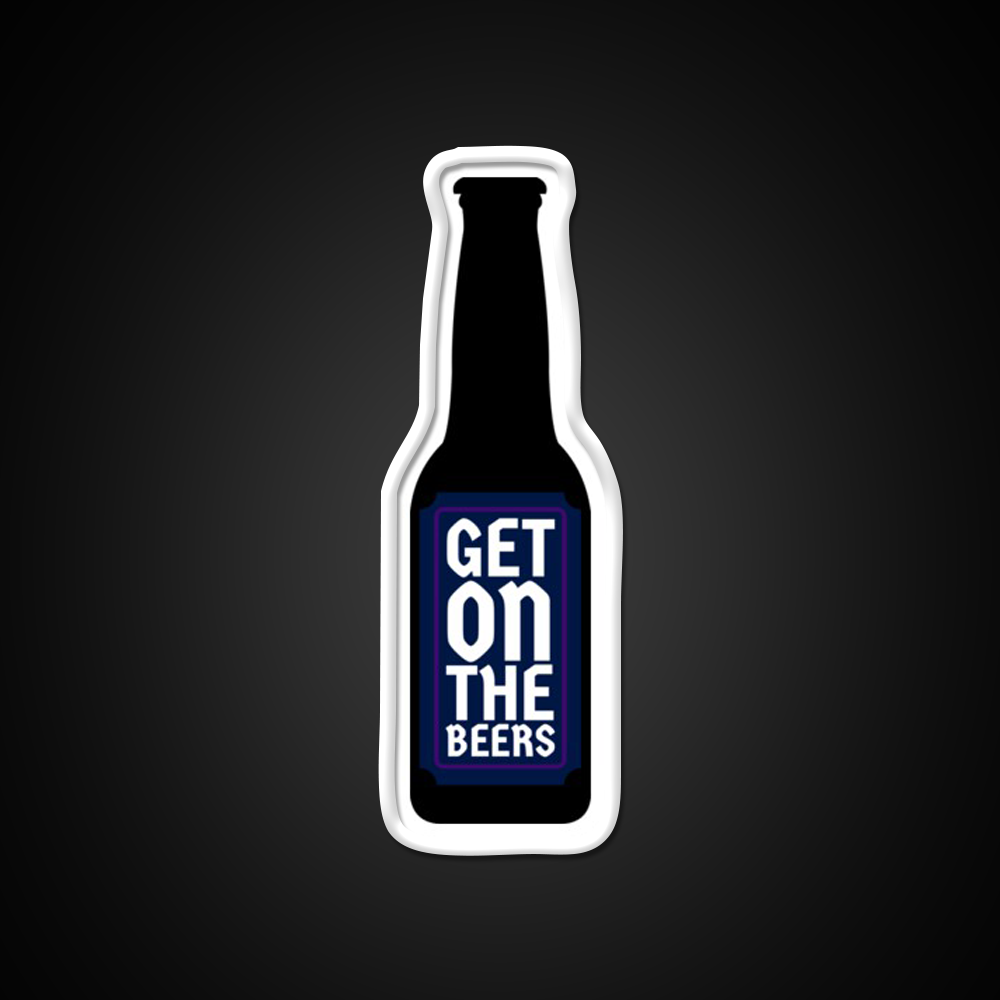 Get On The Beer Man Cave Bar Led Neon Sign Rgb Color - LED neon sign view 11