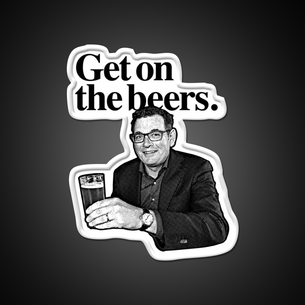 Get On The Beers Beer Bar Decor Led Neon Sign Wall Art Rgb Color - LED neon sign view 11