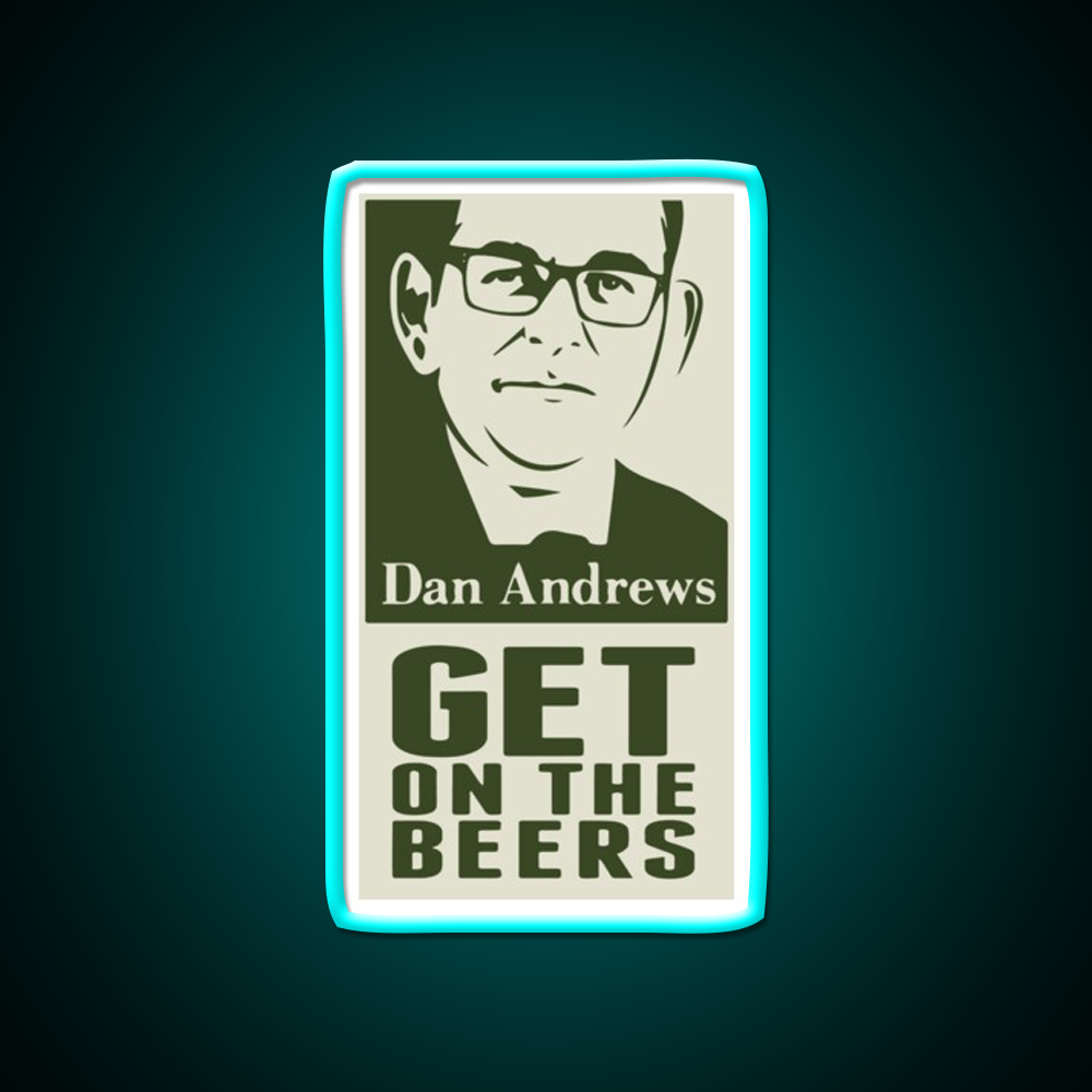 Get On The Beers Beer Bar Decor Led Neon Sign Wall Decor Rgb Color - Size and dimension reference