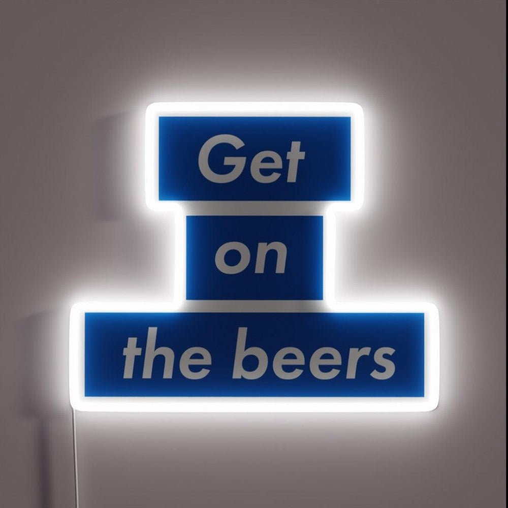 Get On The Beers Rgb Led Neon Sign - Shineneon