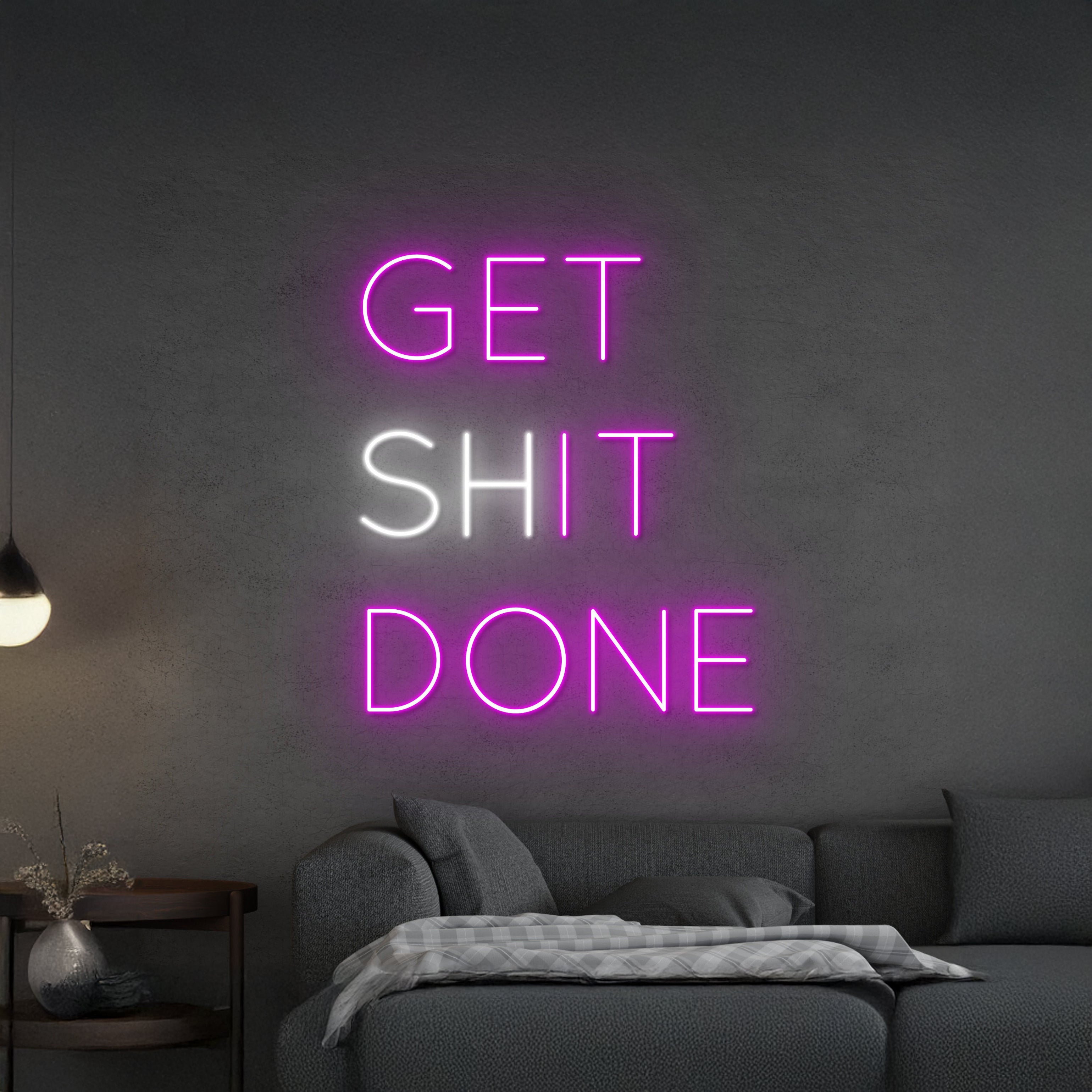 Get Shit Done Get It Done Led Sign | Shineneon