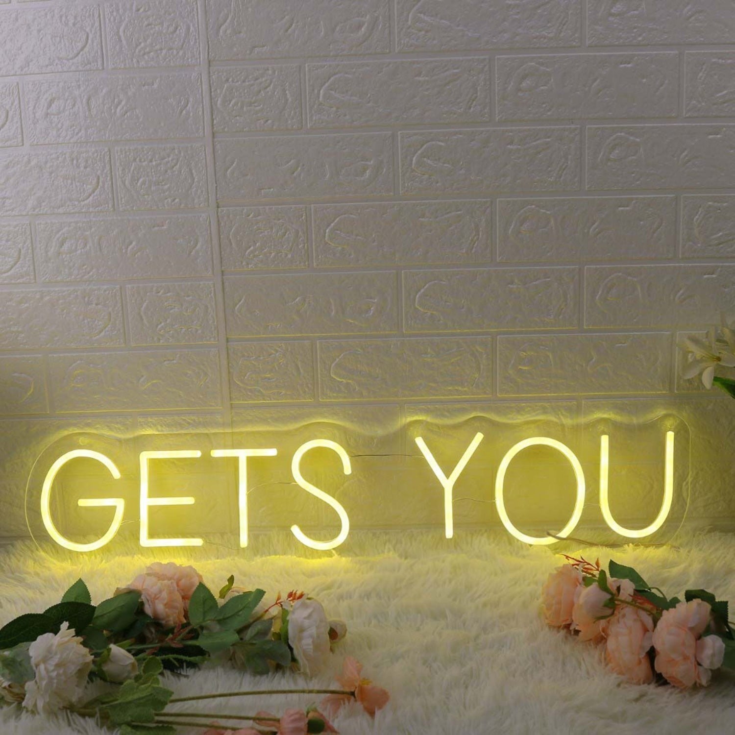 Gets You Yellow Led Neon Sign - Shineneon
