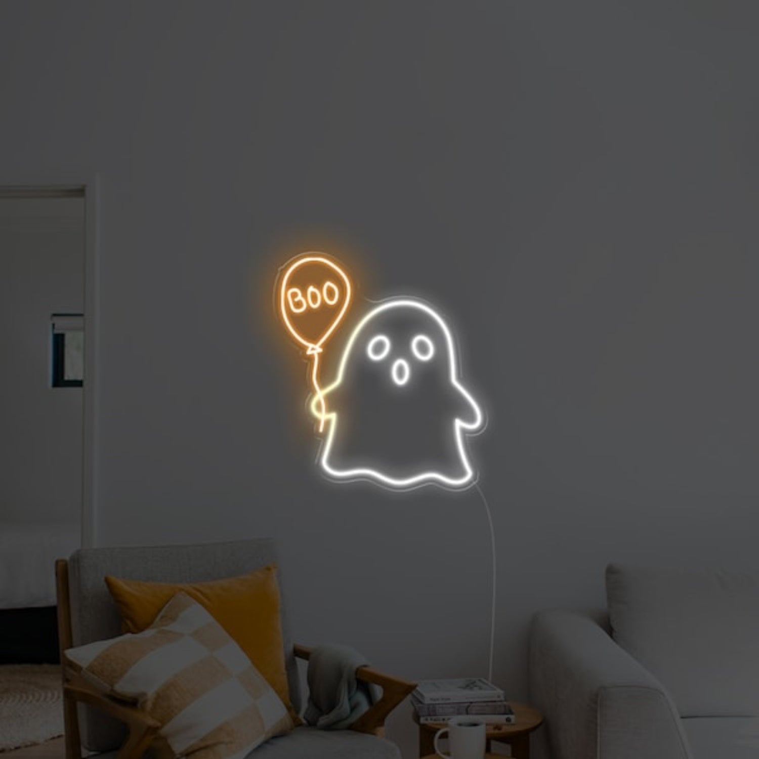 Ghost Boo Halloween Led Neon Sign Wall Art | Shineneon