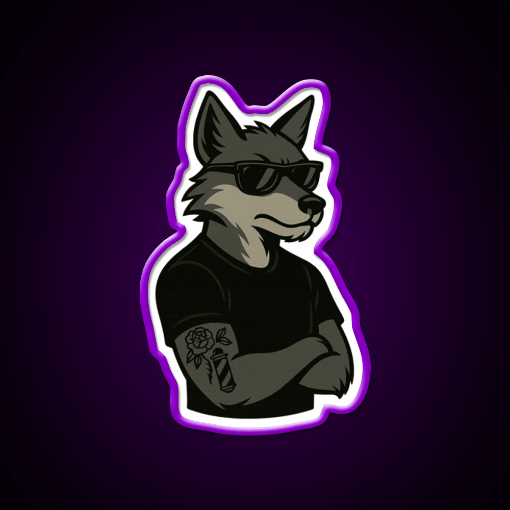Ghost Fade From Road Kng Rivi Barber Shop Haircut Led Neon Sign - Shineneon