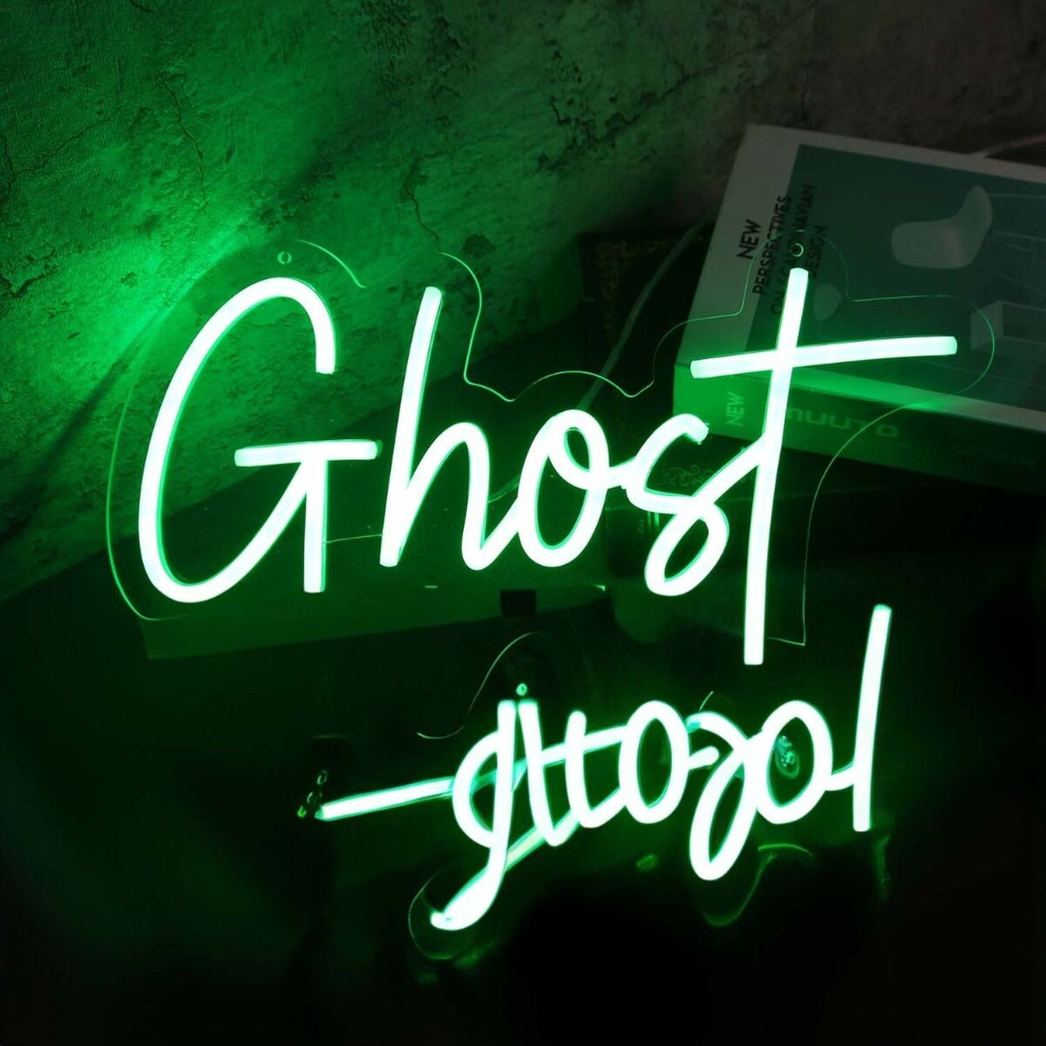 Ghost Green Led Neon Sign - Shineneon