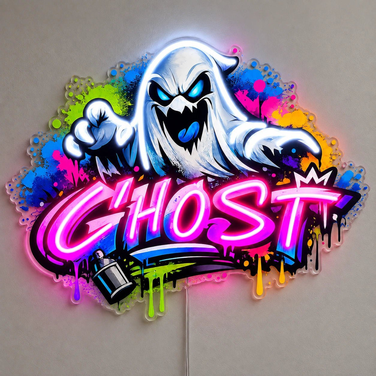 Ghost Logo Custom LED Neon Sign - Shineneon