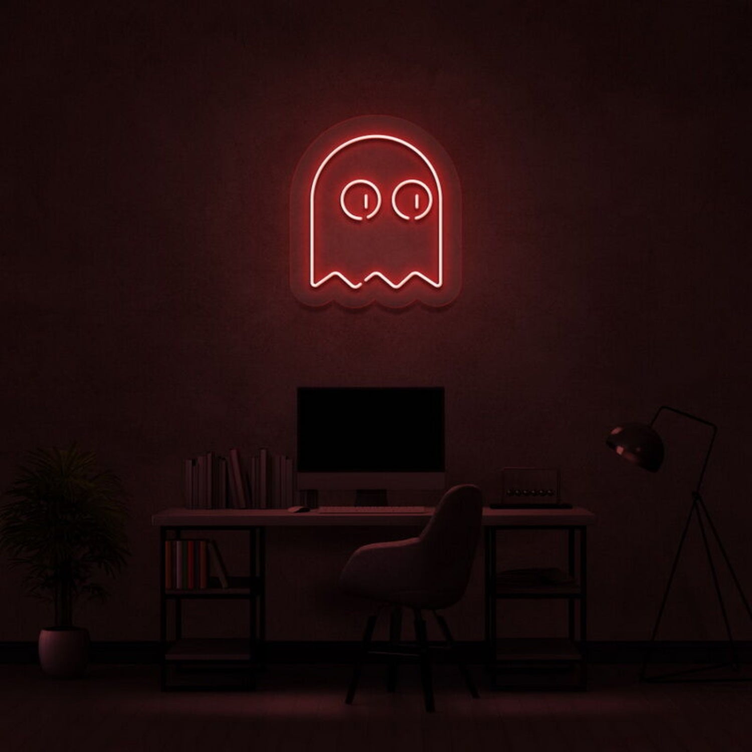 Ghost Man Neon Sign For Halloween And Fun Decor | Shineneon