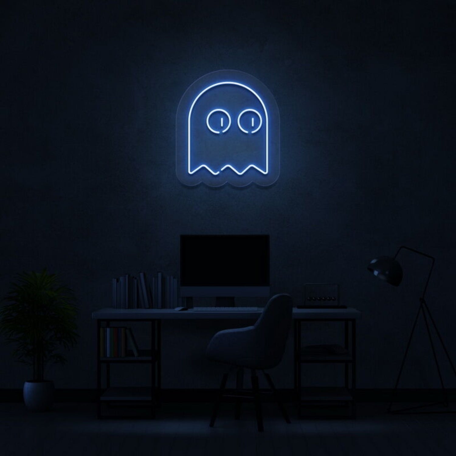 Ghost Man Neon Sign For Halloween And Fun Decor | Shineneon