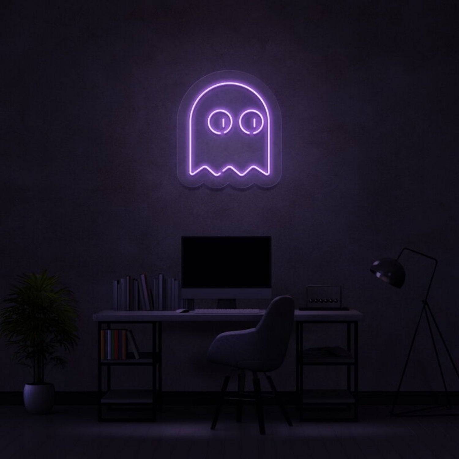 Ghost Man Neon Sign For Halloween And Fun Decor | Shineneon