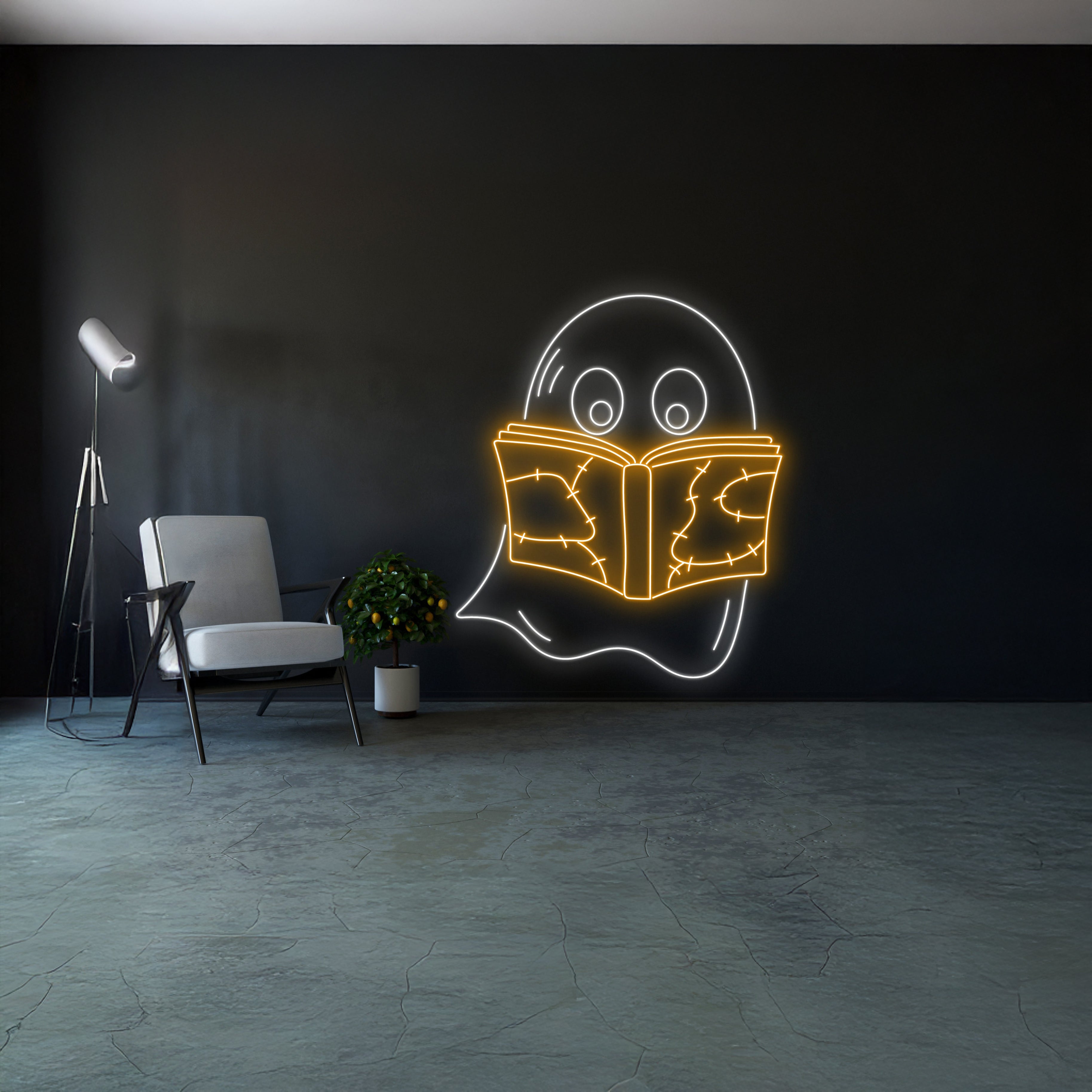 Ghost Reading Led Sign | Shineneon