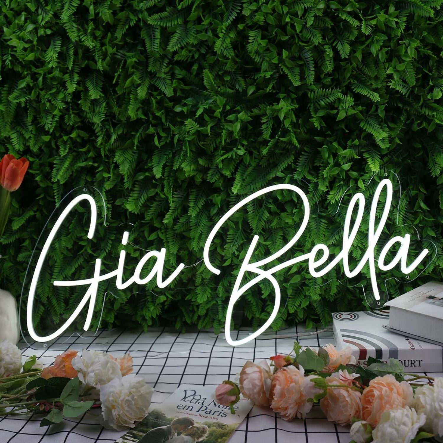 Gia Bella White Led Neon Sign - Shineneon