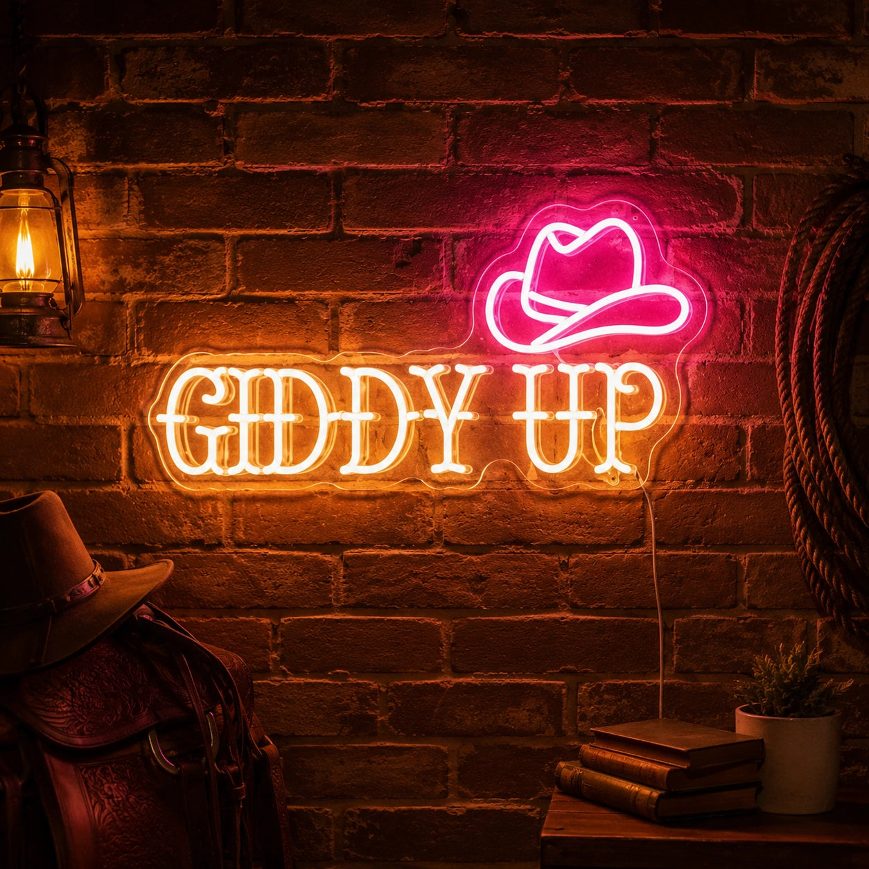 Giddy Up Bar Neon Sign LED Neon Sign high-converting product image