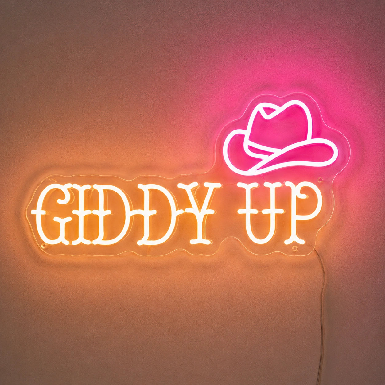 Giddy Up Bar Neon Sign LED Neon Sign main product image