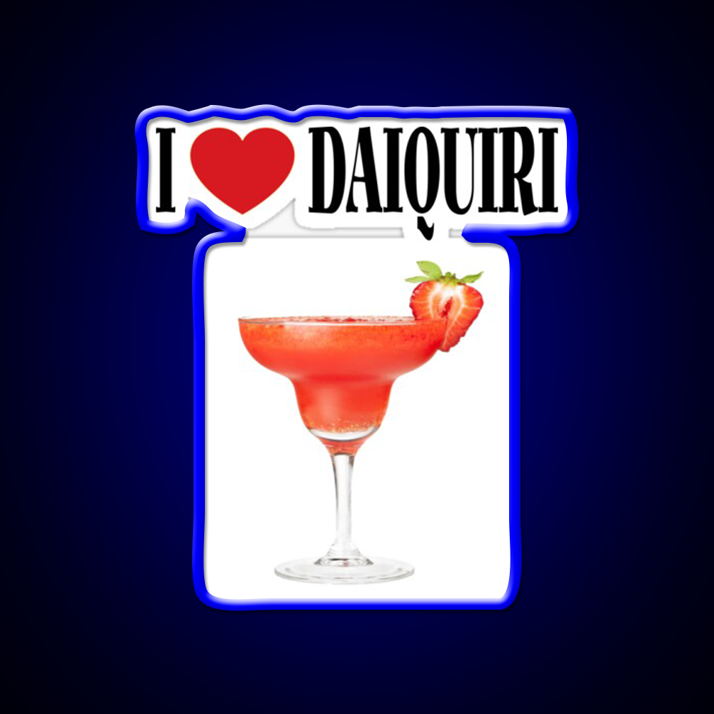 Gift For Those Who Loves Daiquiri Cocktail Bar Decor Led Neon Sign Rgb Color - LED neon sign view 5