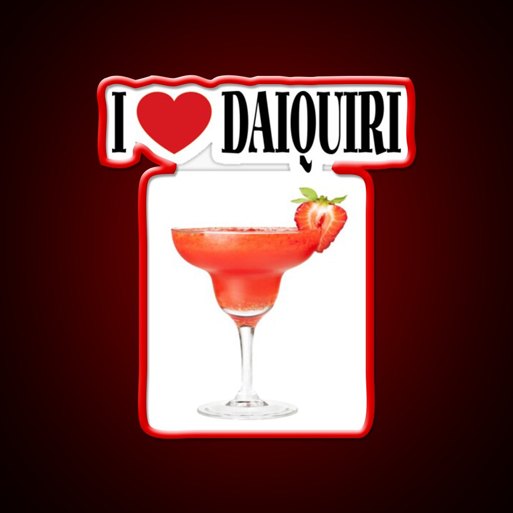 Gift For Those Who Loves Daiquiri Cocktail Bar Decor Led Neon Sign Rgb Color - LED neon sign view 10