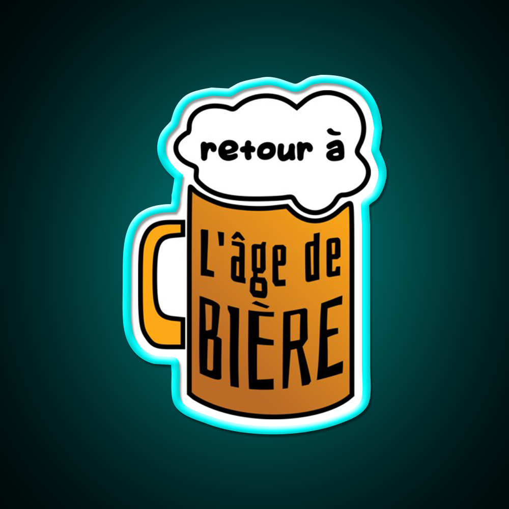 Gift Humor Man Beer Aperitif Man Cave Bar Led Neon Sign Bar Wall Art Rgb Color - Size and dimension reference