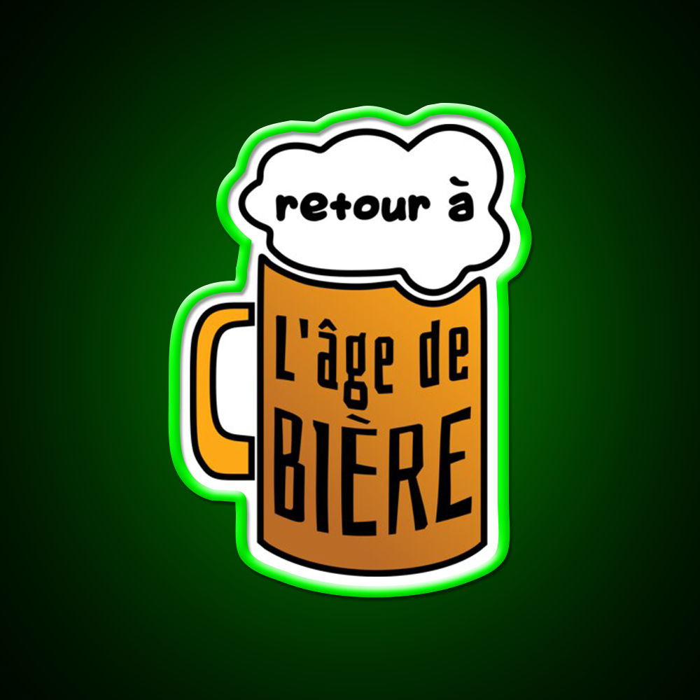 Gift Humor Man Beer Aperitif Man Cave Bar Led Neon Sign Bar Wall Art Rgb Color - LED neon sign view 8