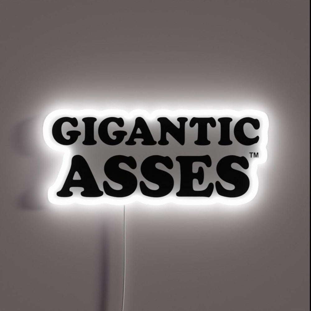 Gigantic Asses Rgb Led Neon Sign - Shineneon