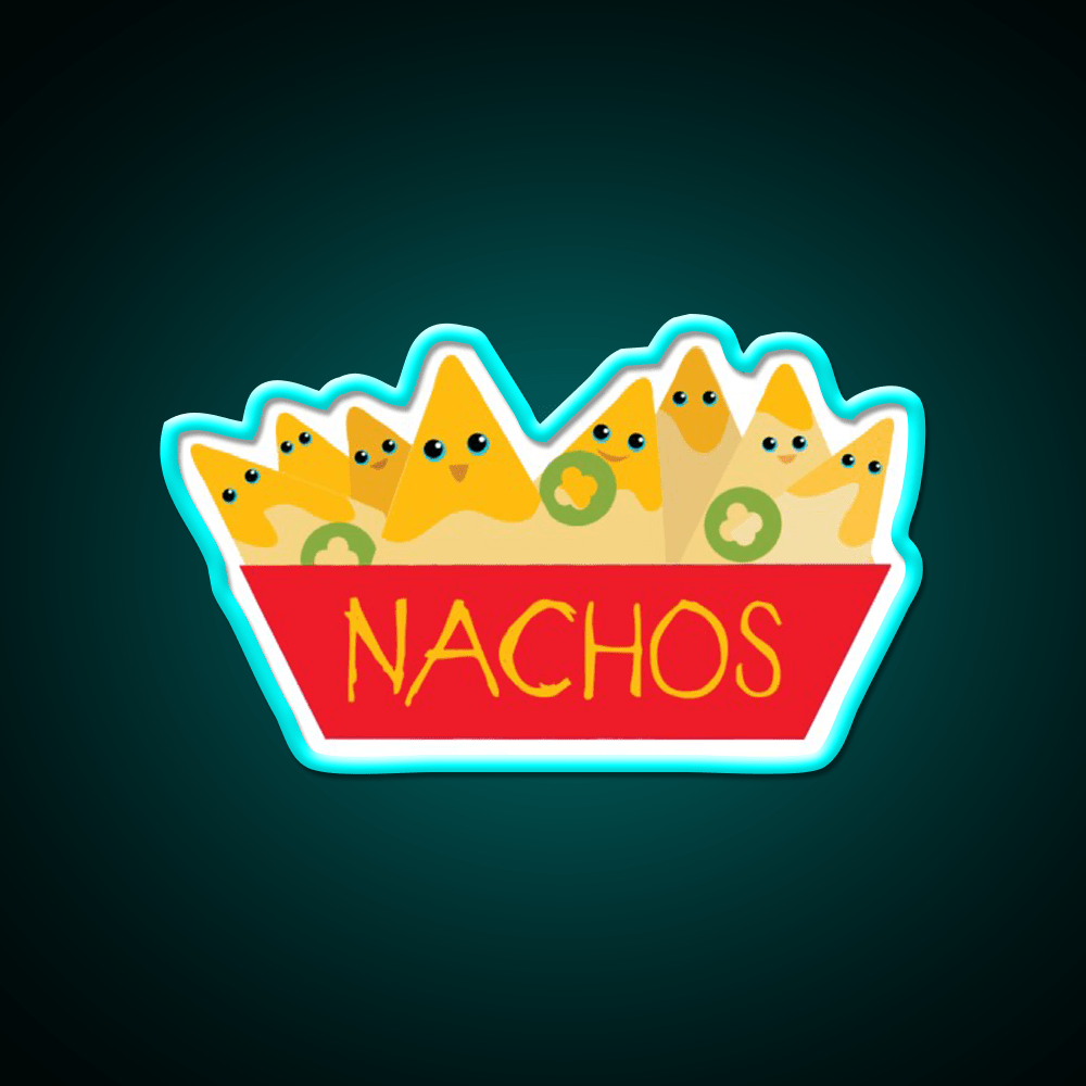 Gimme More Nachos Snack Food Led Neon Sign Rgb Color - Shineneon
