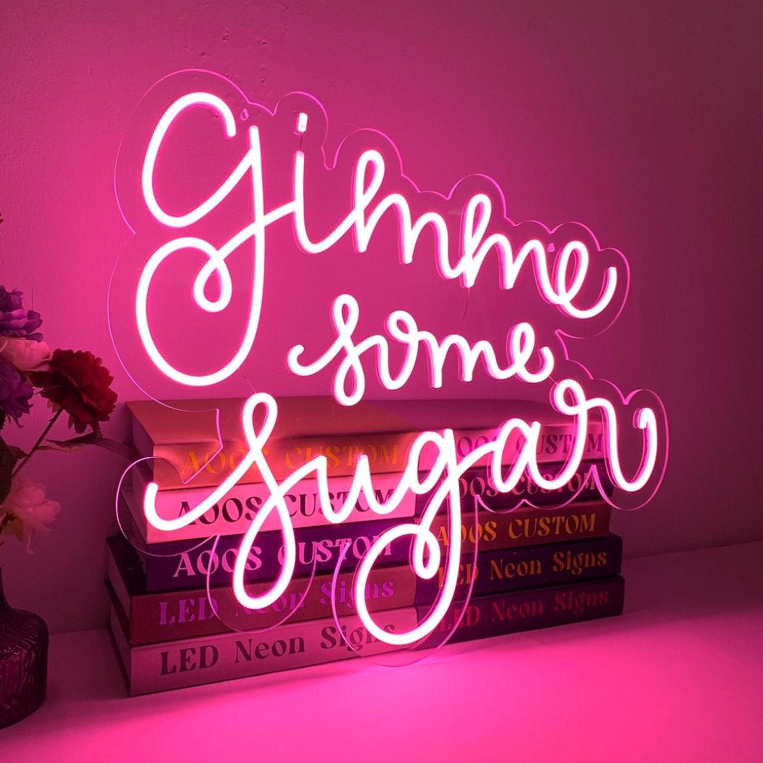 Gimme Some Sugar Led Sign Business Neon Signs - Shineneon