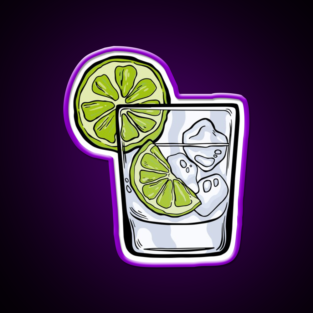 Gin And Tonic Cocktail Bar Decor Led Neon Sign Rgb Color - LED neon sign view 9
