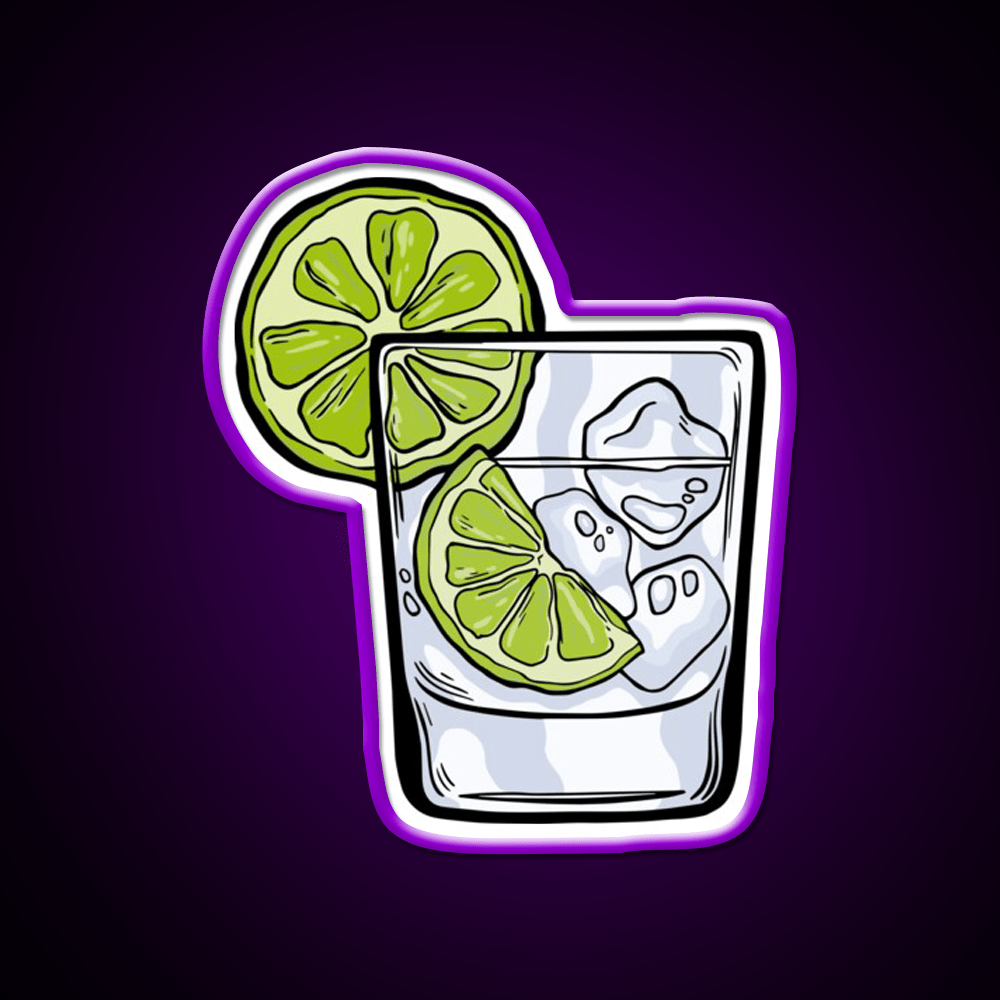 Gin And Tonic Cocktail Bar Decor Led Neon Sign Rgb Color - Shineneon
