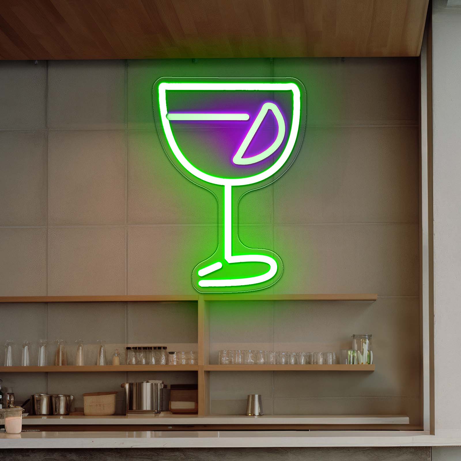 Gin And Tonic Cocktail Led Neon Signs For Bar Wall Decor - Shineneon
