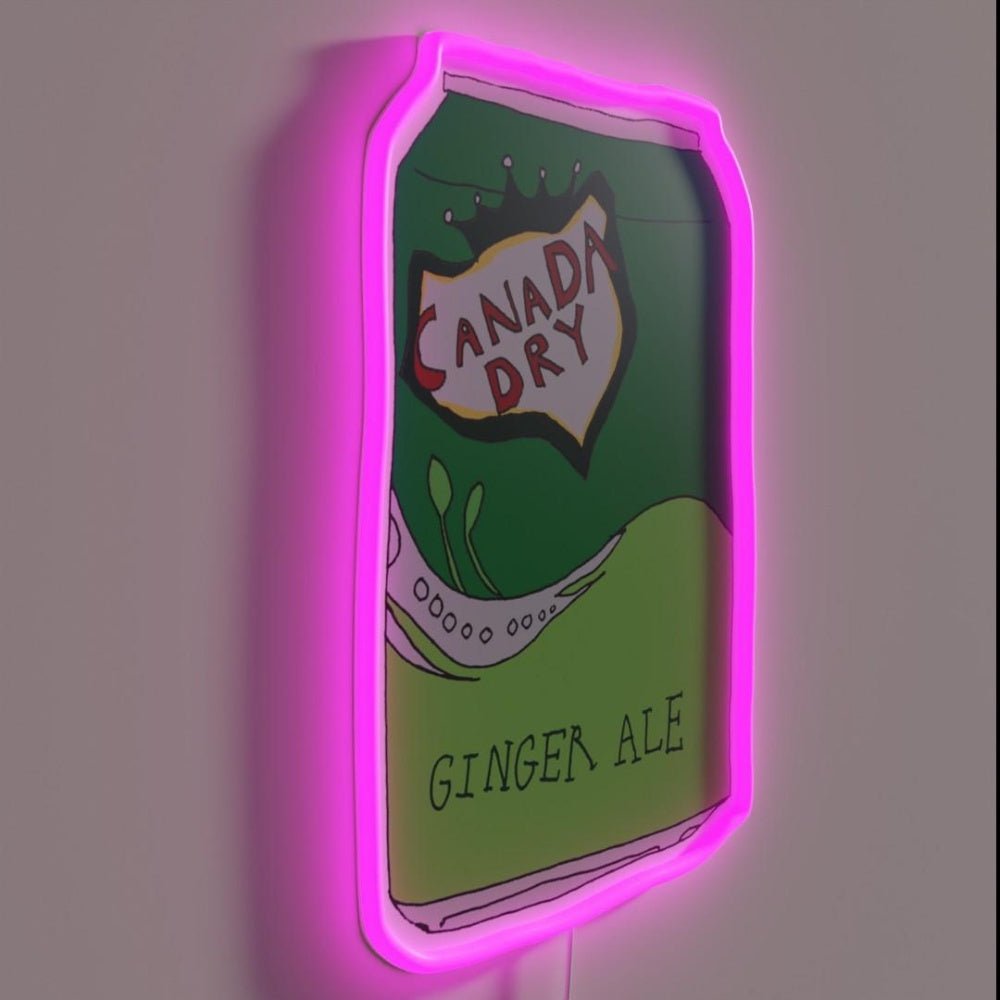 Ginger Ale Soda Can Rgb Led Neon Sign - Shineneon